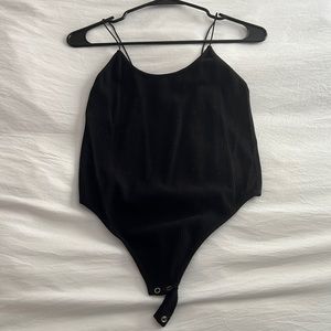 Black Ribber Bodysuit